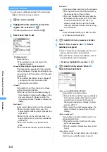 Preview for 312 page of Docomo FOMA D702iF Manuals