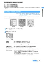 Предварительный просмотр 33 страницы Docomo FOMA D901i Manual