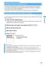 Предварительный просмотр 123 страницы Docomo FOMA D901i Manual