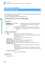 Предварительный просмотр 136 страницы Docomo FOMA D901i Manual