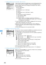 Предварительный просмотр 284 страницы Docomo FOMA D901i Manual