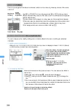 Предварительный просмотр 332 страницы Docomo FOMA D901i Manual