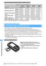 Предварительный просмотр 392 страницы Docomo FOMA D901i Manual