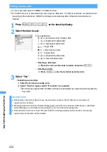 Preview for 414 page of Docomo FOMA D901i Manual