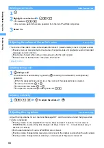 Предварительный просмотр 68 страницы Docomo FOMA D902i Manual