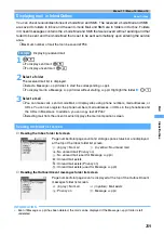Предварительный просмотр 261 страницы Docomo FOMA D902i Manual