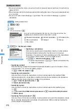 Предварительный просмотр 272 страницы Docomo FOMA D902i Manual