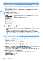 Предварительный просмотр 57 страницы Docomo FOMA D903i Manual
