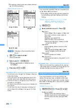 Предварительный просмотр 253 страницы Docomo FOMA D903i Manual