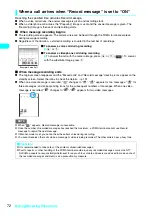 Preview for 75 page of Docomo FOMA N601i Manual