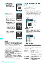 Предварительный просмотр 267 страницы Docomo FOMA N601i Manual