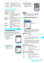 Предварительный просмотр 276 страницы Docomo FOMA N601i Manual