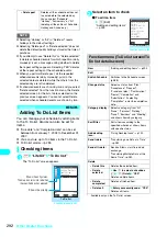 Предварительный просмотр 295 страницы Docomo FOMA N601i Manual