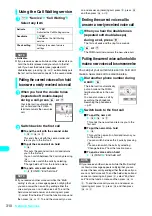 Preview for 313 page of Docomo FOMA N601i Manual