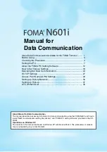 Предварительный просмотр 406 страницы Docomo FOMA N601i Manual