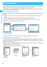 Предварительный просмотр 42 страницы Docomo Foma N705iu Instruction Manual