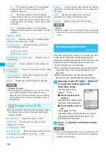 Предварительный просмотр 182 страницы Docomo Foma N705iu Instruction Manual