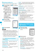 Предварительный просмотр 204 страницы Docomo Foma N705iu Instruction Manual