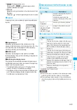 Предварительный просмотр 245 страницы Docomo Foma N705iu Instruction Manual