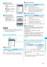 Предварительный просмотр 265 страницы Docomo Foma N705iu Instruction Manual