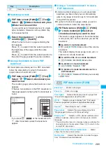 Предварительный просмотр 291 страницы Docomo Foma N705iu Instruction Manual