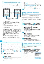 Предварительный просмотр 316 страницы Docomo Foma N705iu Instruction Manual