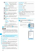 Предварительный просмотр 318 страницы Docomo Foma N705iu Instruction Manual