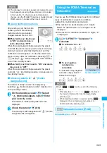 Предварительный просмотр 325 страницы Docomo Foma N705iu Instruction Manual