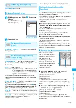 Предварительный просмотр 327 страницы Docomo Foma N705iu Instruction Manual