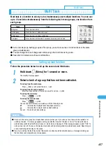 Предварительный просмотр 411 страницы Docomo foma N900IG User Manual