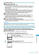 Предварительный просмотр 415 страницы Docomo foma N900IG User Manual