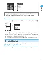 Предварительный просмотр 37 страницы Docomo FOMA N901IC User Manual