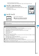 Предварительный просмотр 255 страницы Docomo FOMA N901IC User Manual