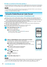 Preview for 62 page of Docomo FOMA N904I User Manual