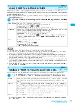 Preview for 75 page of Docomo FOMA N904I User Manual