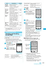 Preview for 245 page of Docomo FOMA N904I User Manual