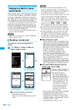 Preview for 264 page of Docomo FOMA N904I User Manual