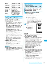 Preview for 403 page of Docomo FOMA N904I User Manual