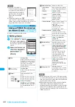 Preview for 424 page of Docomo FOMA N904I User Manual