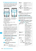 Preview for 426 page of Docomo FOMA N904I User Manual