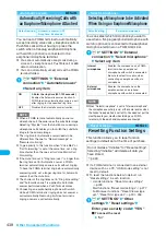 Preview for 440 page of Docomo FOMA N904I User Manual