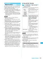 Preview for 467 page of Docomo FOMA N904I User Manual