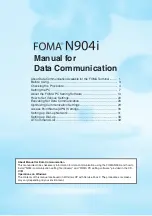 Preview for 549 page of Docomo FOMA N904I User Manual