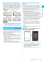 Предварительный просмотр 33 страницы Docomo foma N905i Manual