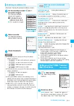 Предварительный просмотр 213 страницы Docomo foma N905i Manual