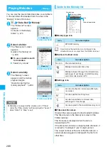 Предварительный просмотр 290 страницы Docomo foma N905i Manual