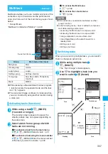 Предварительный просмотр 339 страницы Docomo foma N905i Manual