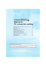 Предварительный просмотр 485 страницы Docomo foma N905i Manual