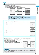 Предварительный просмотр 37 страницы Docomo FOMA P701iD Manual