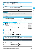 Preview for 63 page of Docomo FOMA P701iD Manual